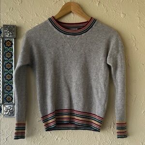 Madewell Cashmere Striped Sweater ☺️ size XS